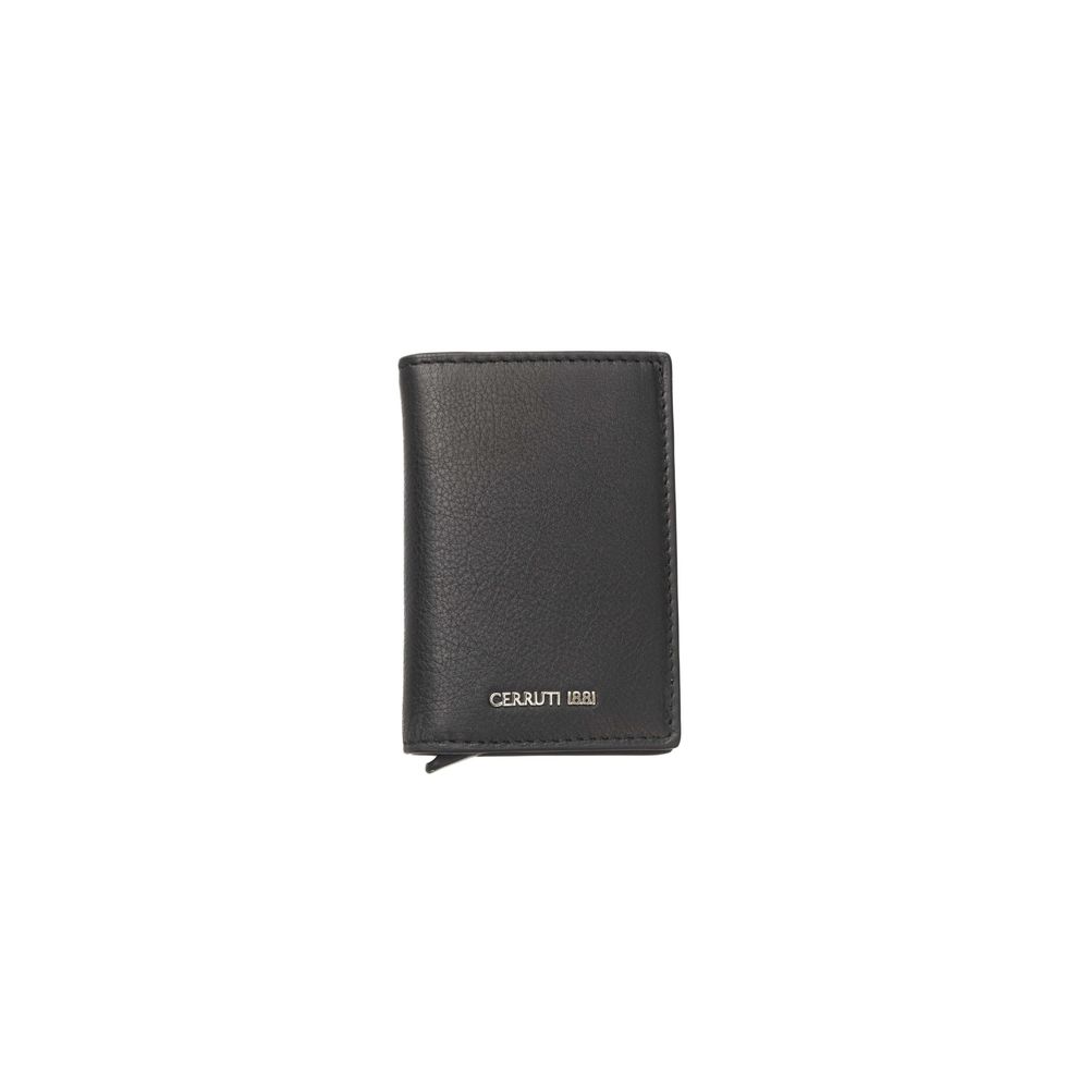 Cerruti 1881 Black Calfskin Men's Wallet Cerruti 1881