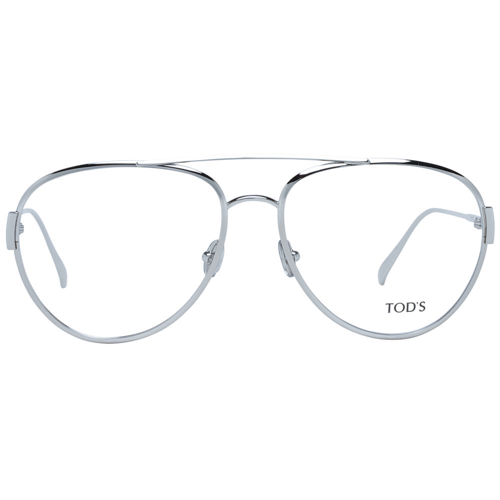 Tod's Silver Metal Glasses (Frames) Tod's