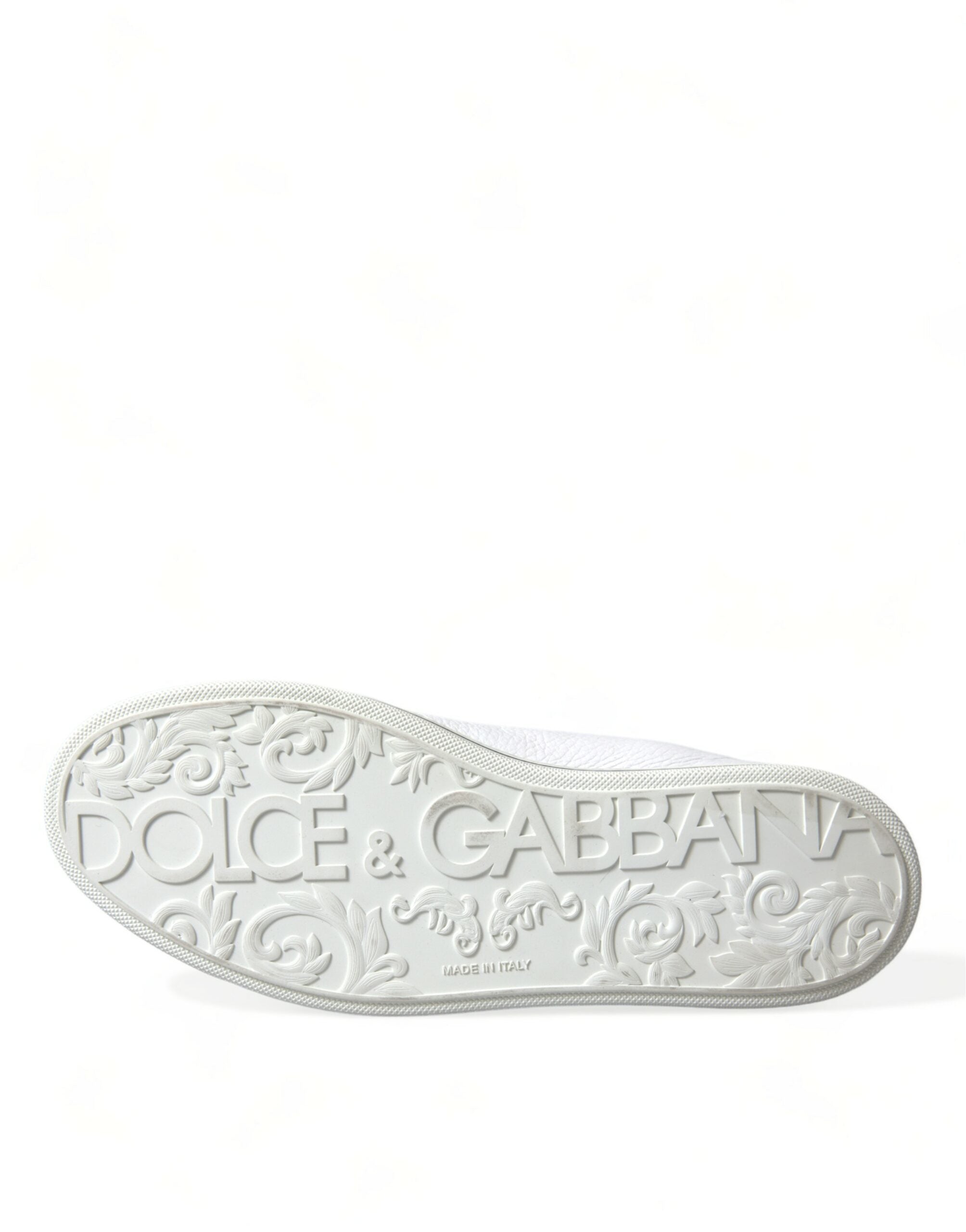 Dolce & Gabbana White Saint Tropez High Top Men Sneakers Shoes Dolce & Gabbana
