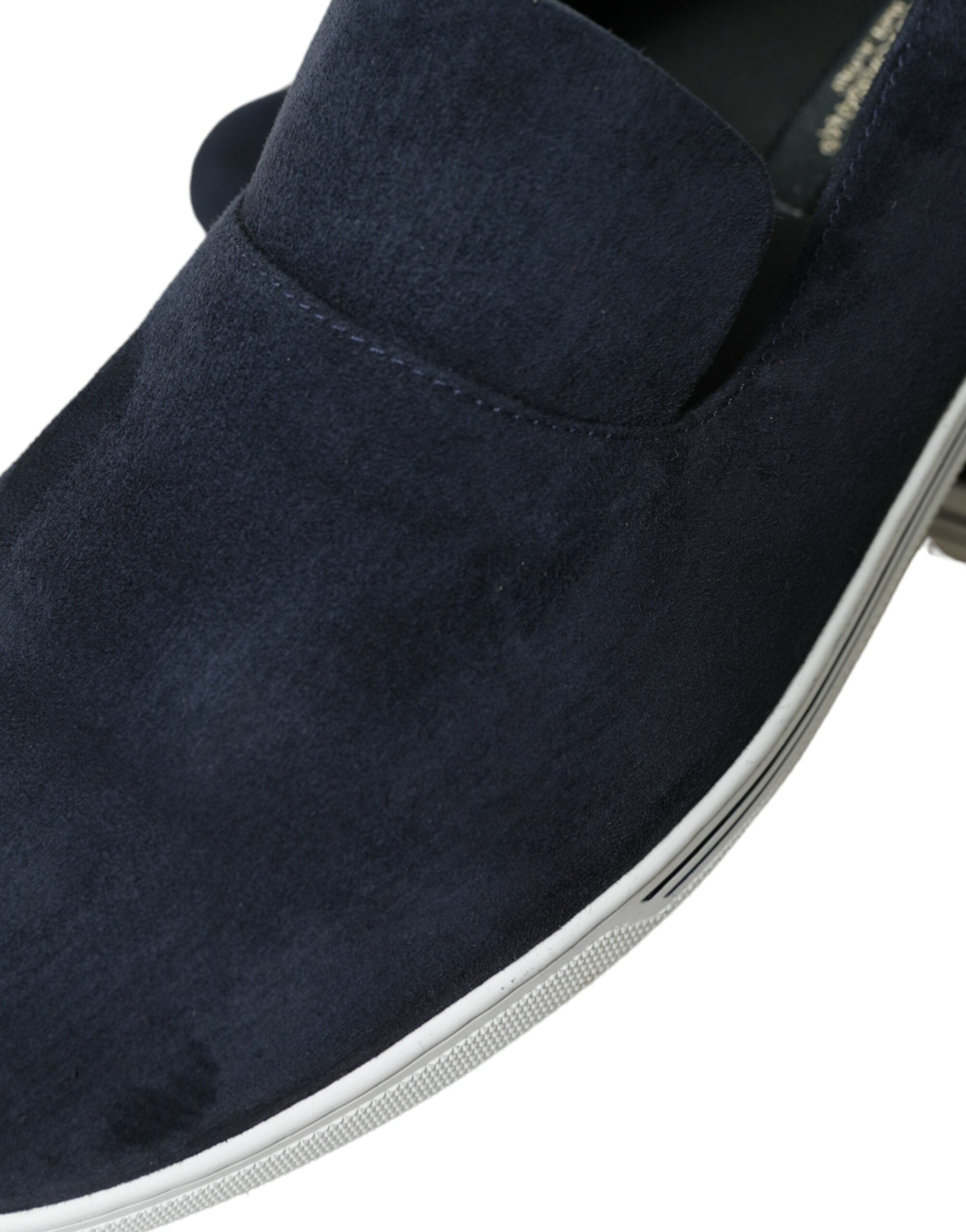 Dolce & Gabbana Blue Suede Caiman Loafers Saint Tropez Shoes Dolce & Gabbana