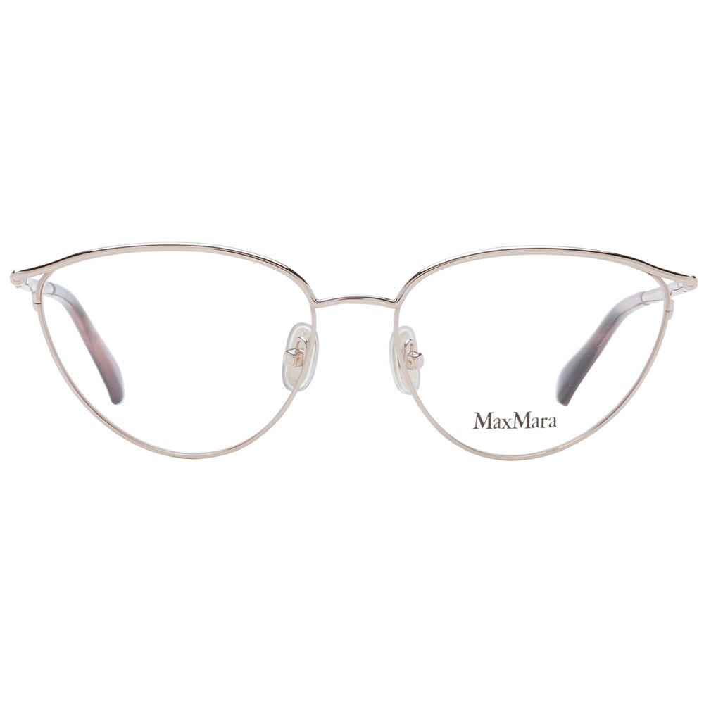 Max Mara Rose Gold Metal Glasses (Frames) Max Mara