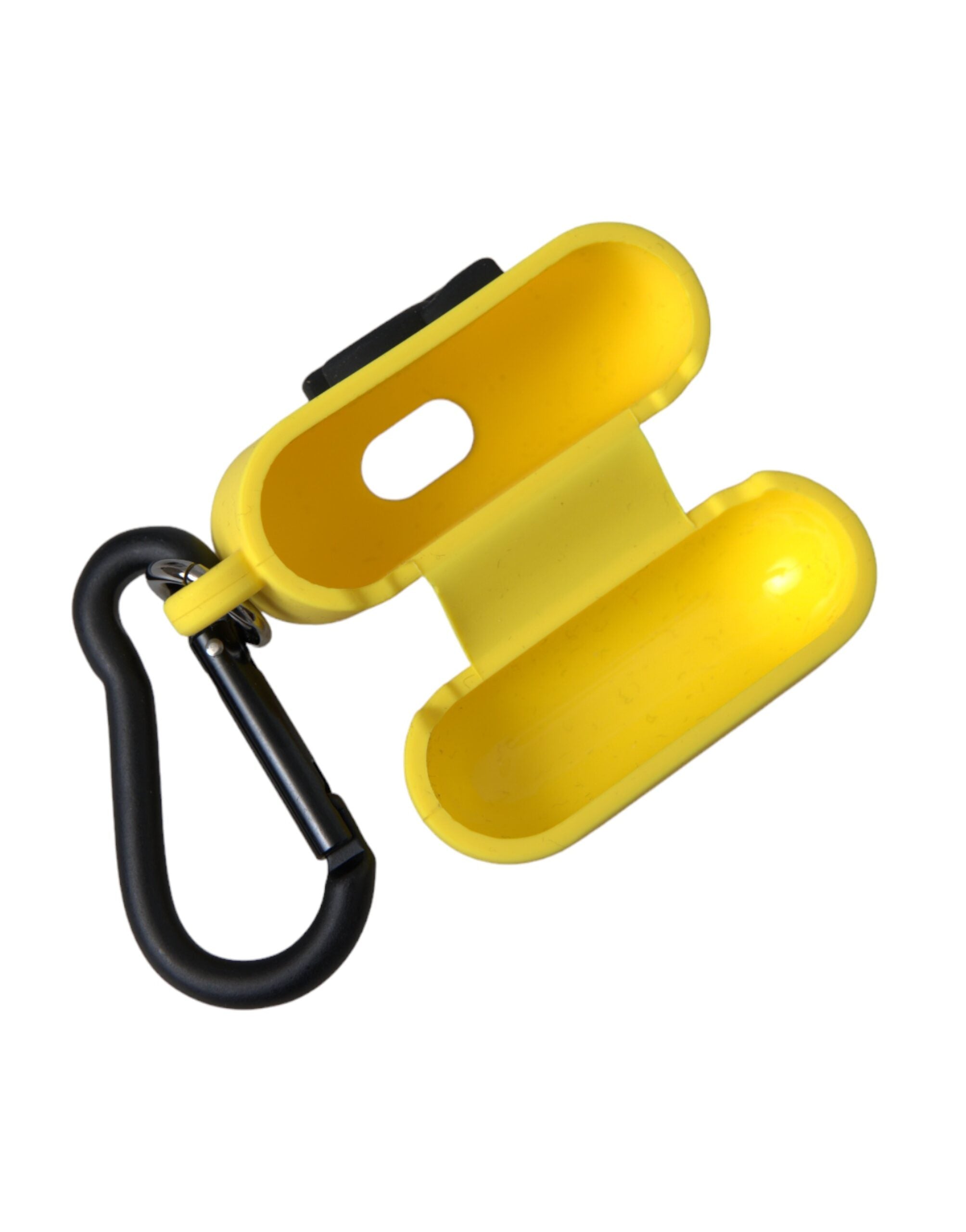 Dolce & Gabbana Yellow Silicone Logo Embossed Airpods Case Dolce & Gabbana
