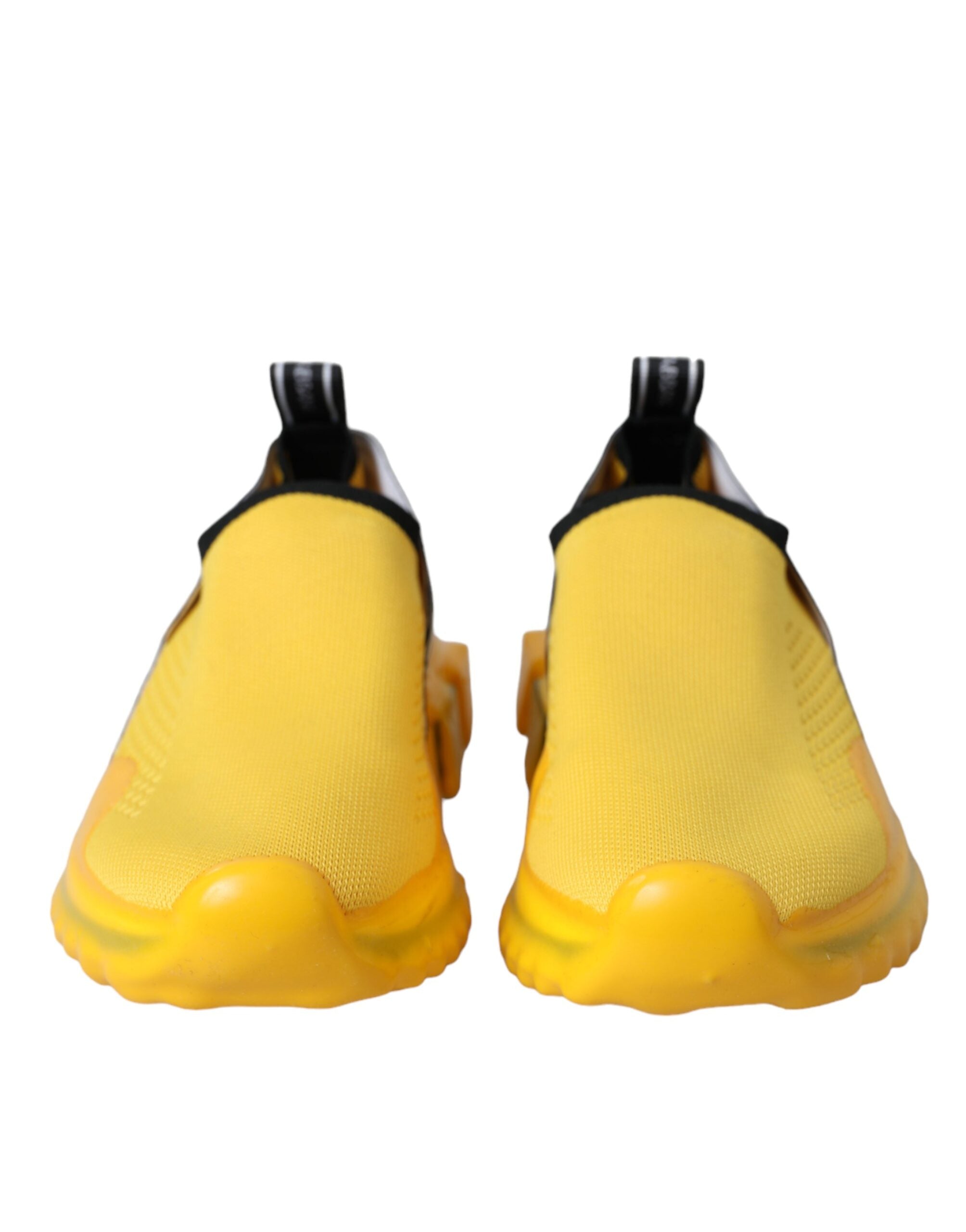 Dolce & Gabbana Yellow Sorrento Slip On Sneakers Women Shoes Dolce & Gabbana