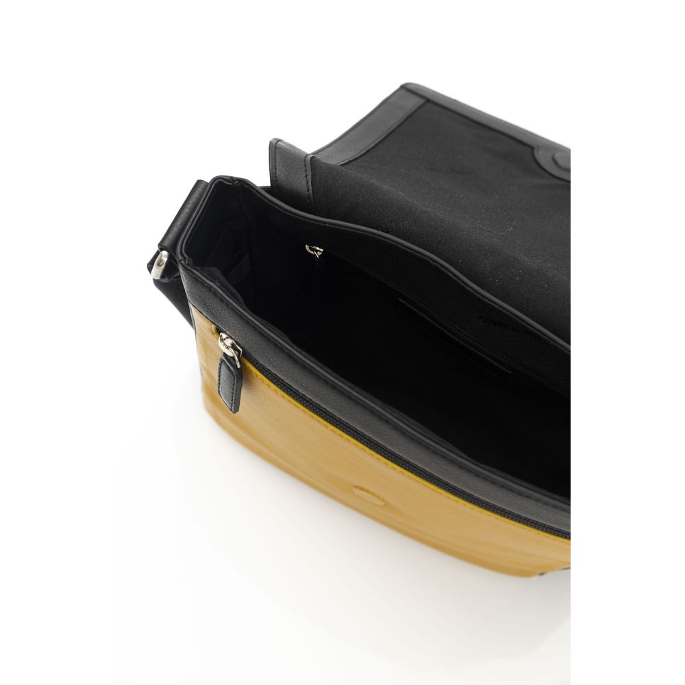 Cerruti 1881 Yellow Leather Women Crossbody Cerruti 1881