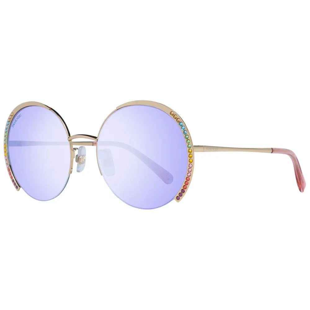 Swarovski Gold Metal Sunglasses Swarovski