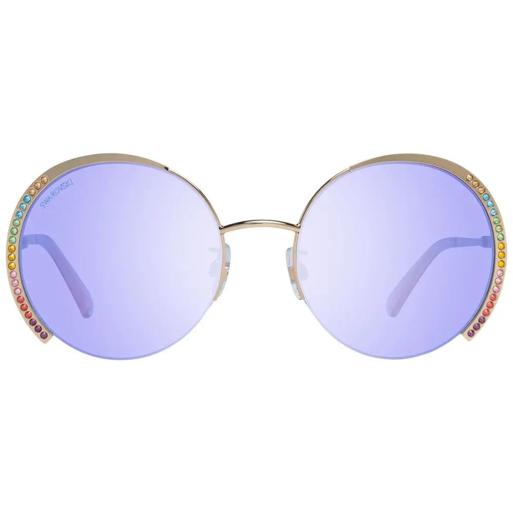 Swarovski Gold Metal Sunglasses Swarovski