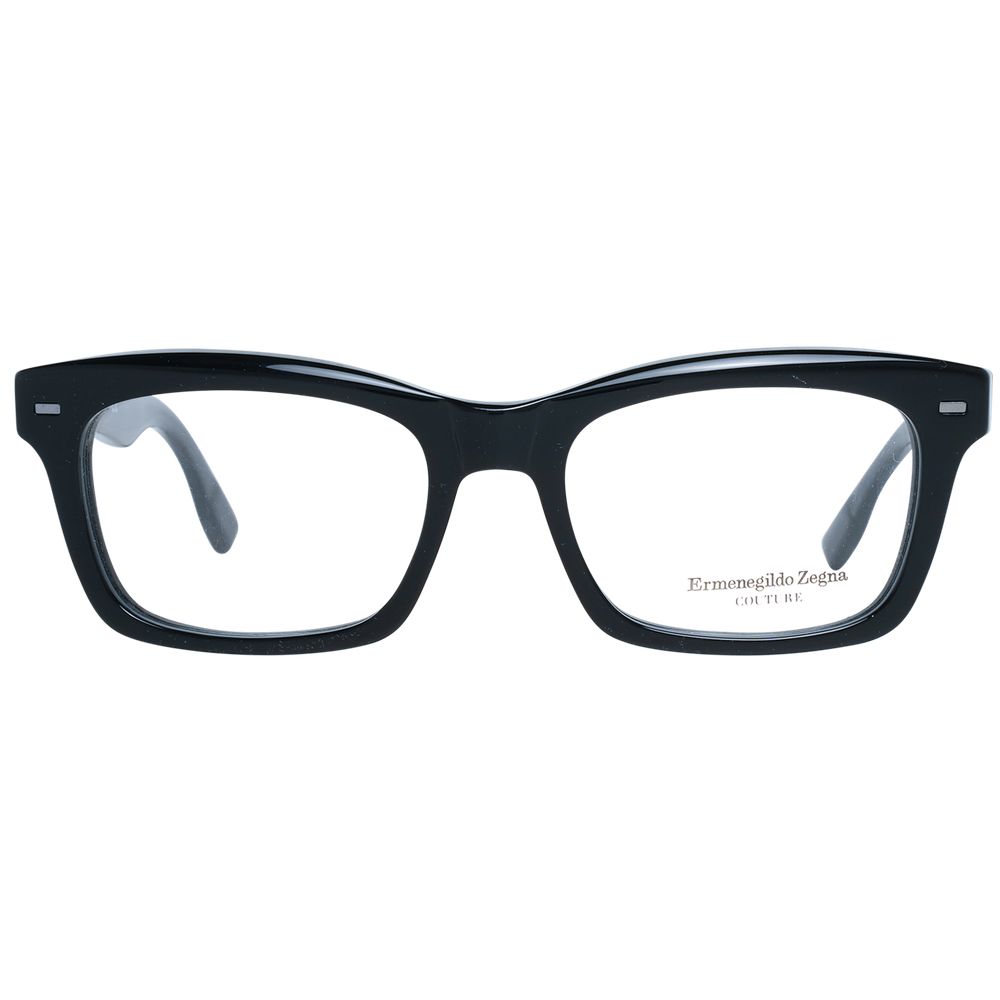 Ermenegildo Zegna Black Plastic Glasses (Frames)