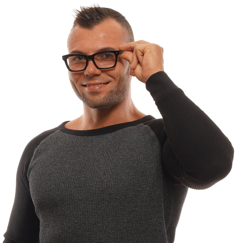 Ermenegildo Zegna Black Plastic Glasses (Frames) Ermenegildo Zegna