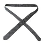 Dolce & Gabbana Dark Gray 100% Silk Patterned Adjustable Men Tie