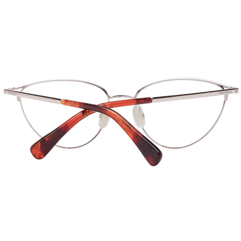 Max Mara Rose Gold Metal Glasses (Frames) Max Mara