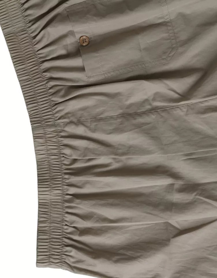Dolce & Gabbana Brown Cotton Regular Boxer Shorts Underwear Dolce & Gabbana