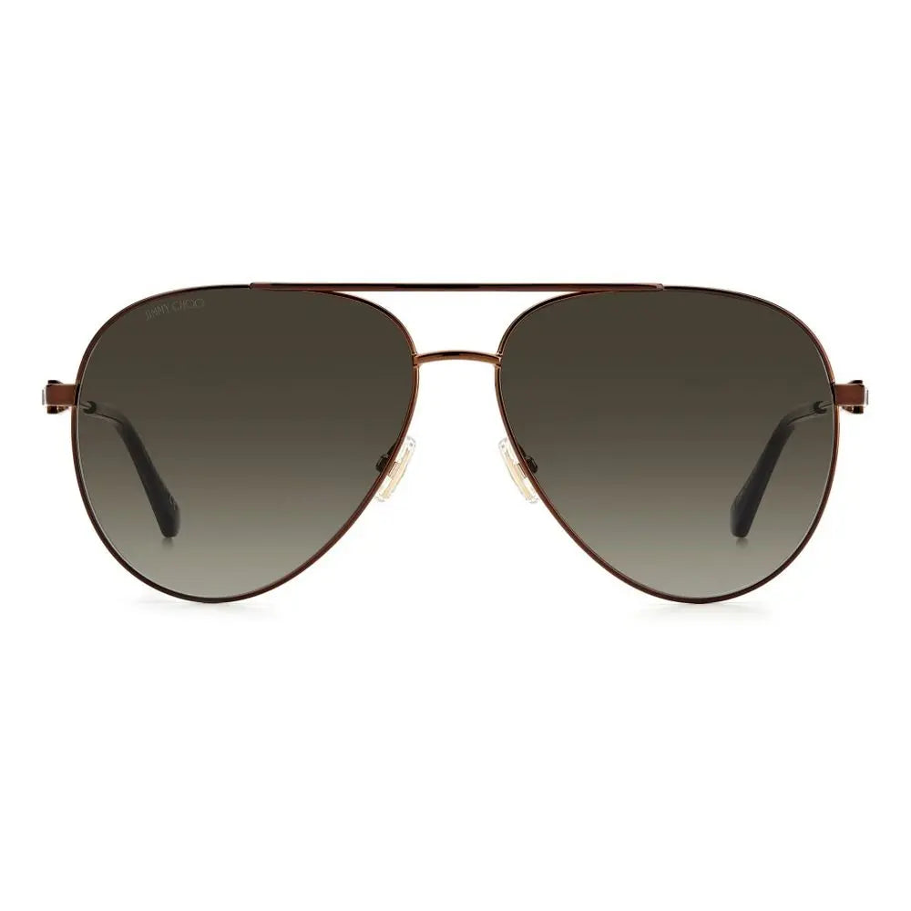 Jimmy Choo Brown Metal Sunglasses Jimmy Choo