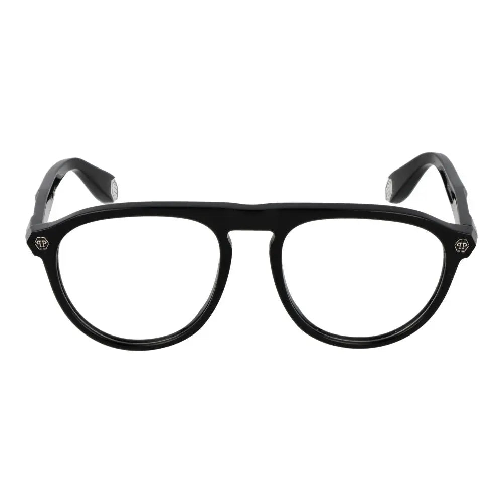 Philipp Plein Black Cellulose Acetate Glasses (Frames) Philipp Plein