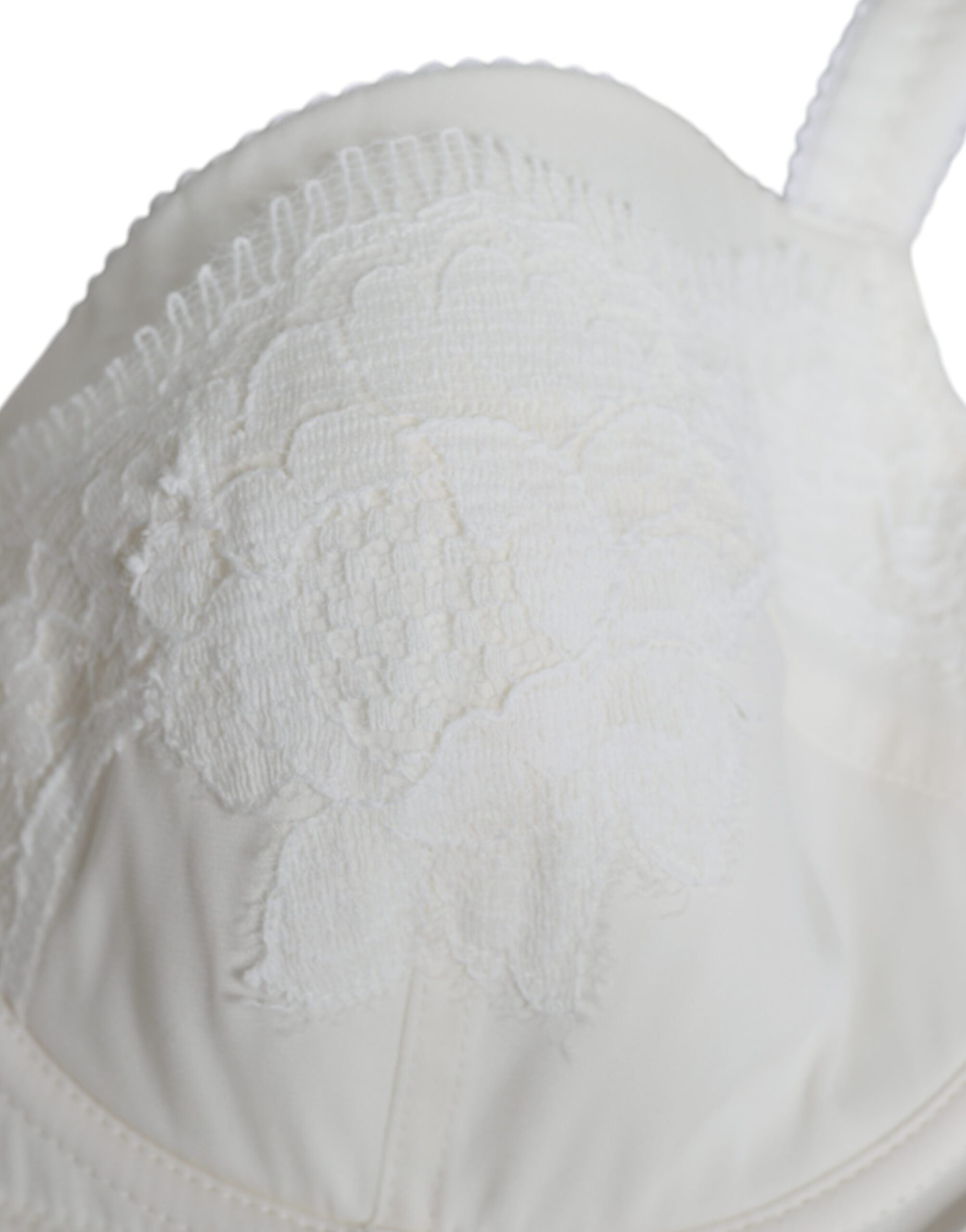 Dolce & Gabbana White Silk Stretch Panty Balconette Bra Underwear Dolce & Gabbana