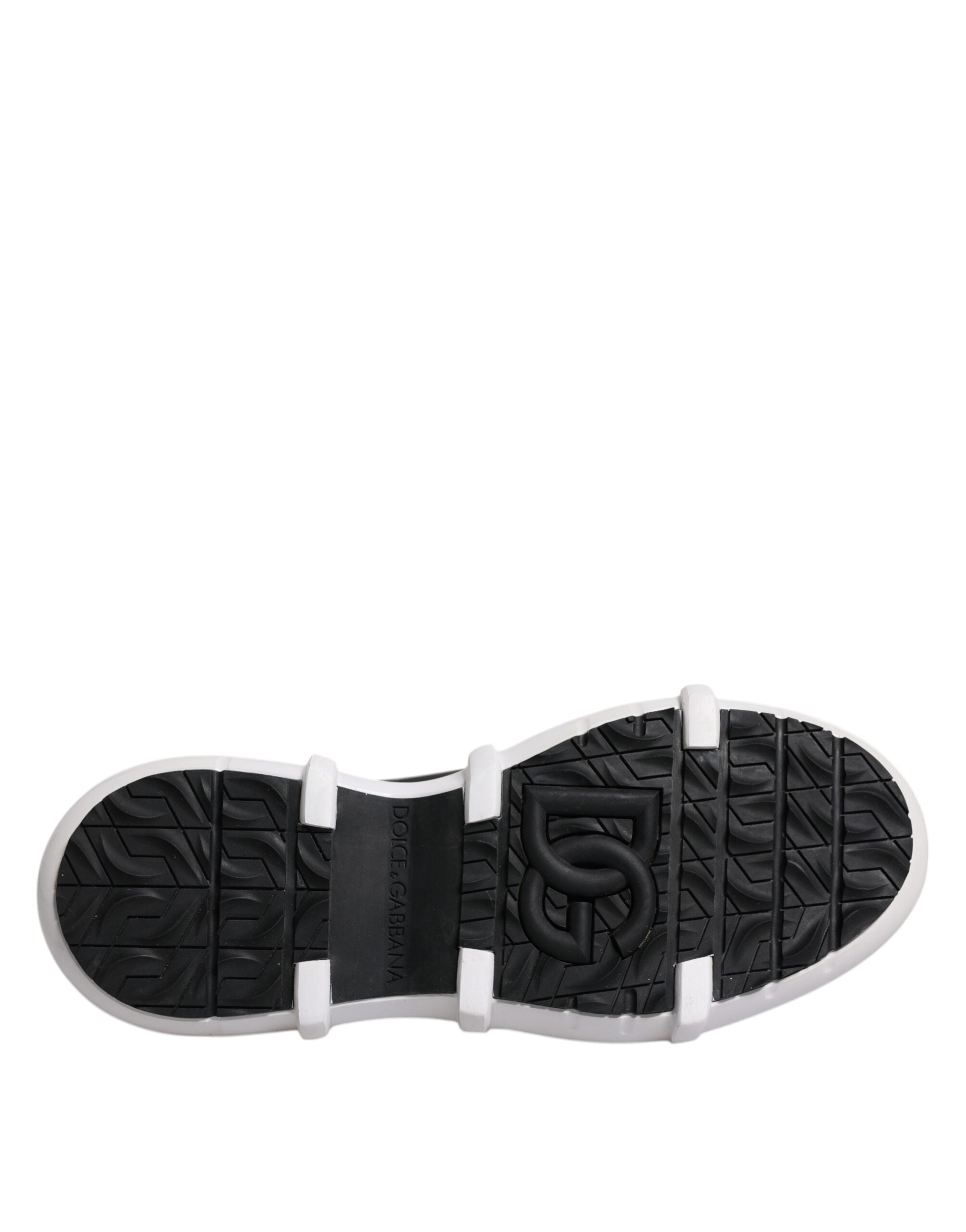 Dolce & Gabbana Black Nylon Galileo High Top Sneakers Shoes Dolce & Gabbana