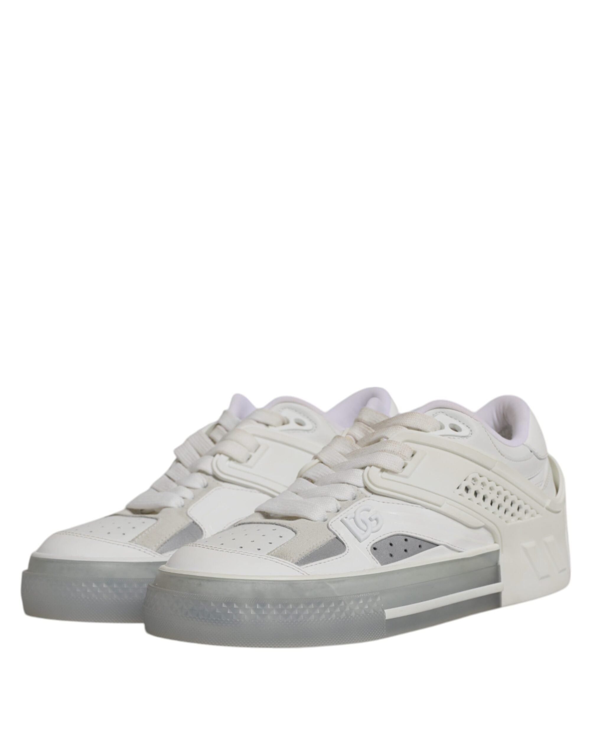 Dolce & Gabbana White DG Logo CUSTOM 2.Zero Sneakers Shoes Dolce & Gabbana