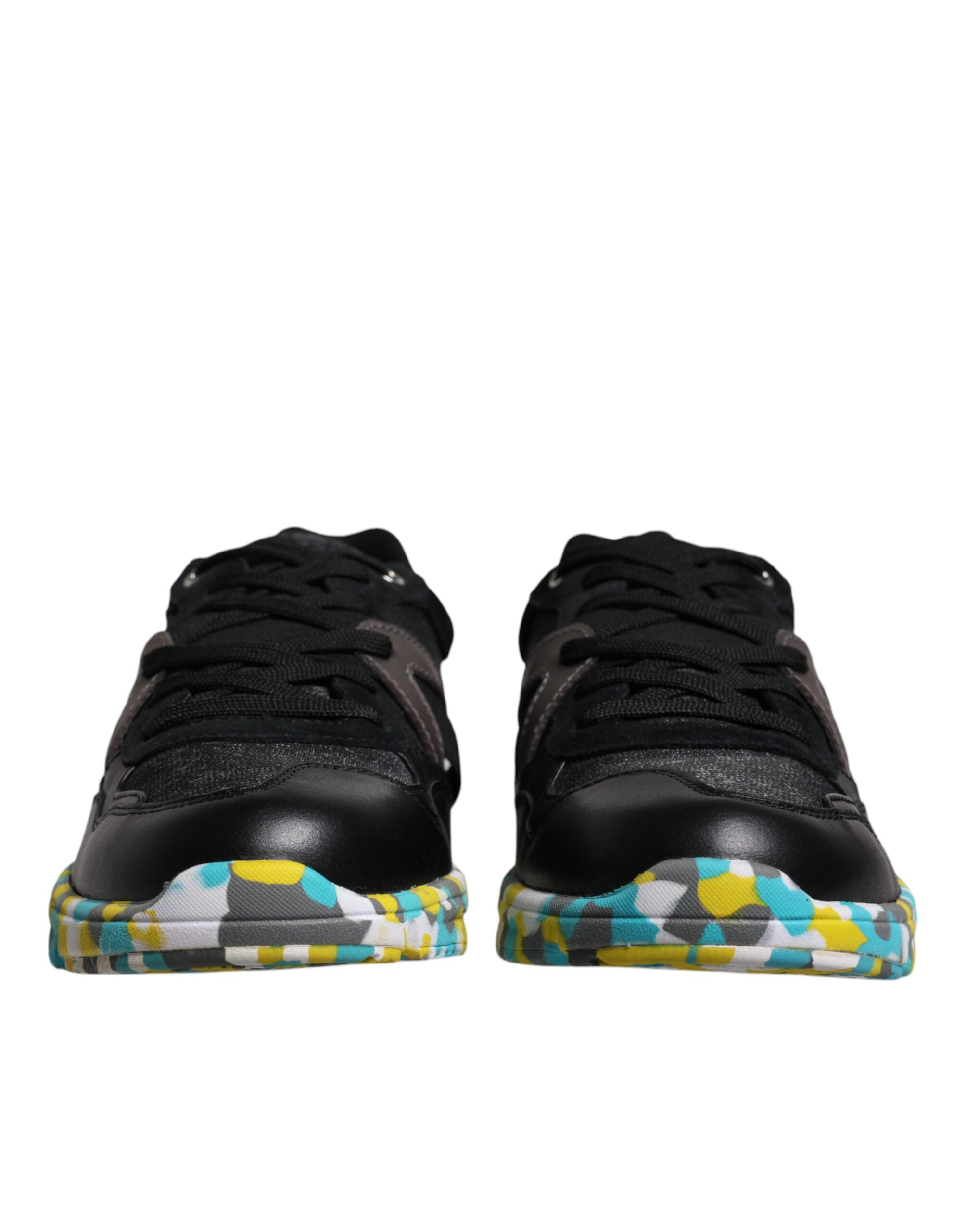 Dolce & Gabbana Black Polyester Low Top Men Sneakers Shoes Dolce & Gabbana