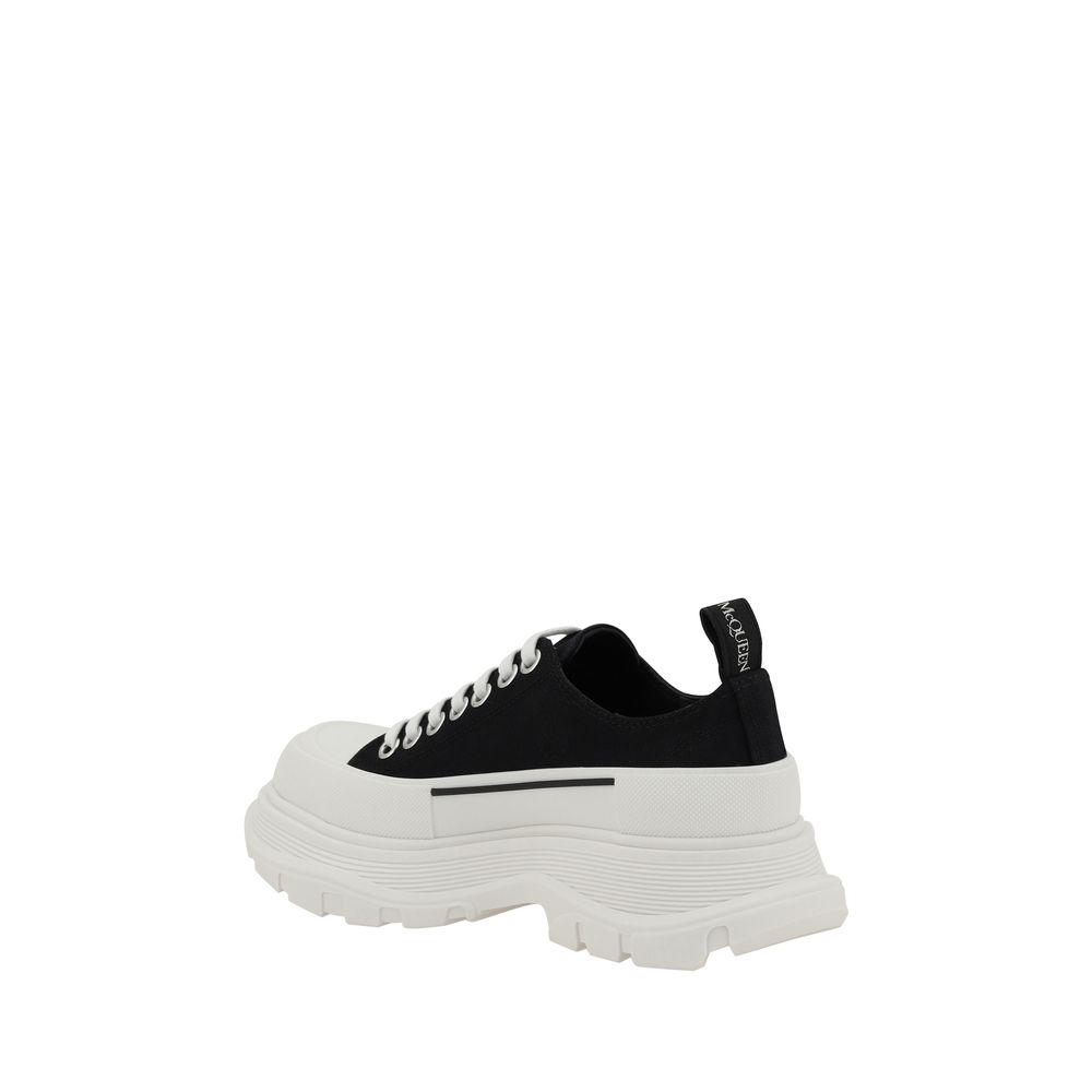 Alexander McQueen Black Cotton Chunky Sneakers Alexander McQueen