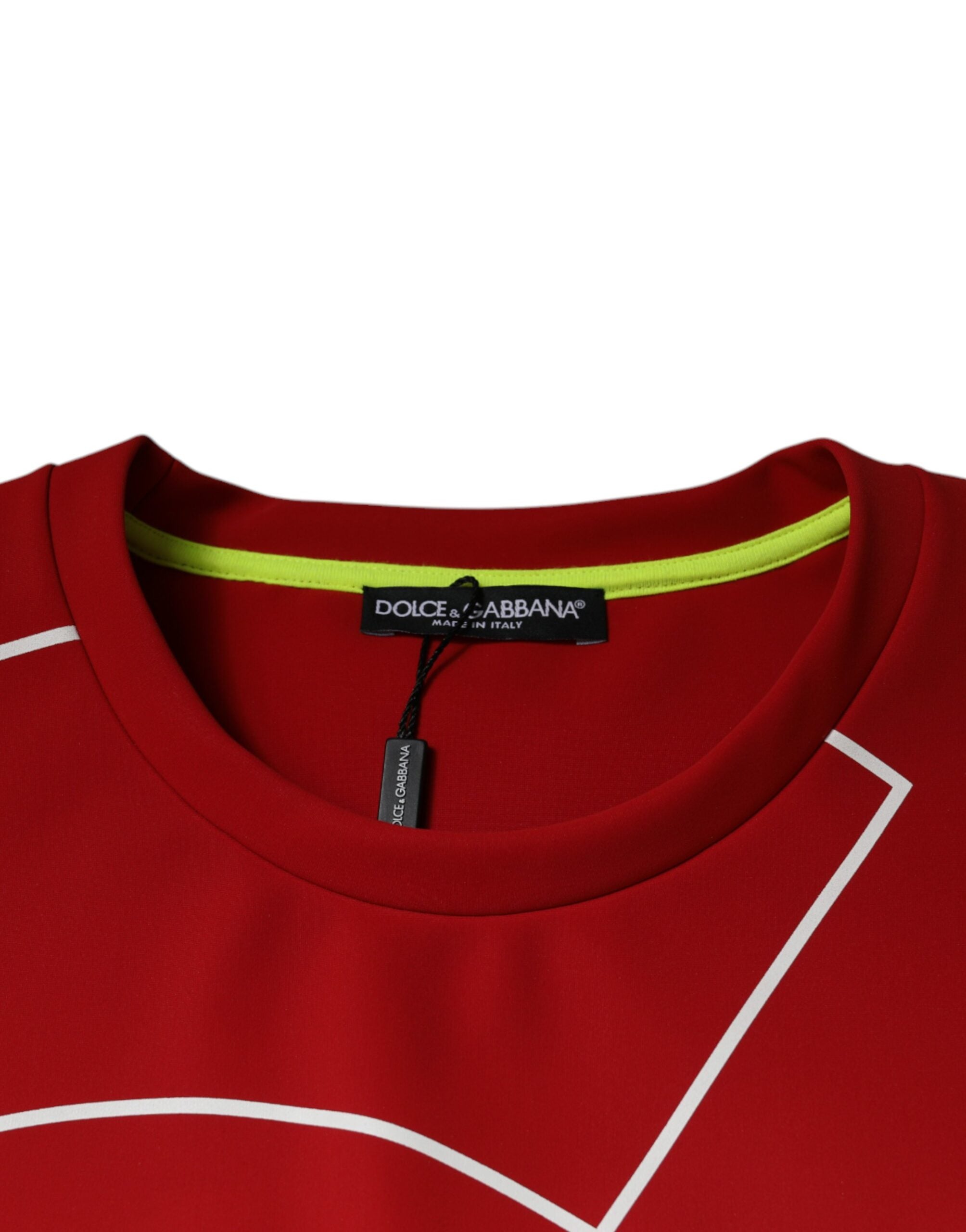 Dolce & Gabbana Multicolor Logo Cotton Men Crew Neck T-shirt Dolce & Gabbana