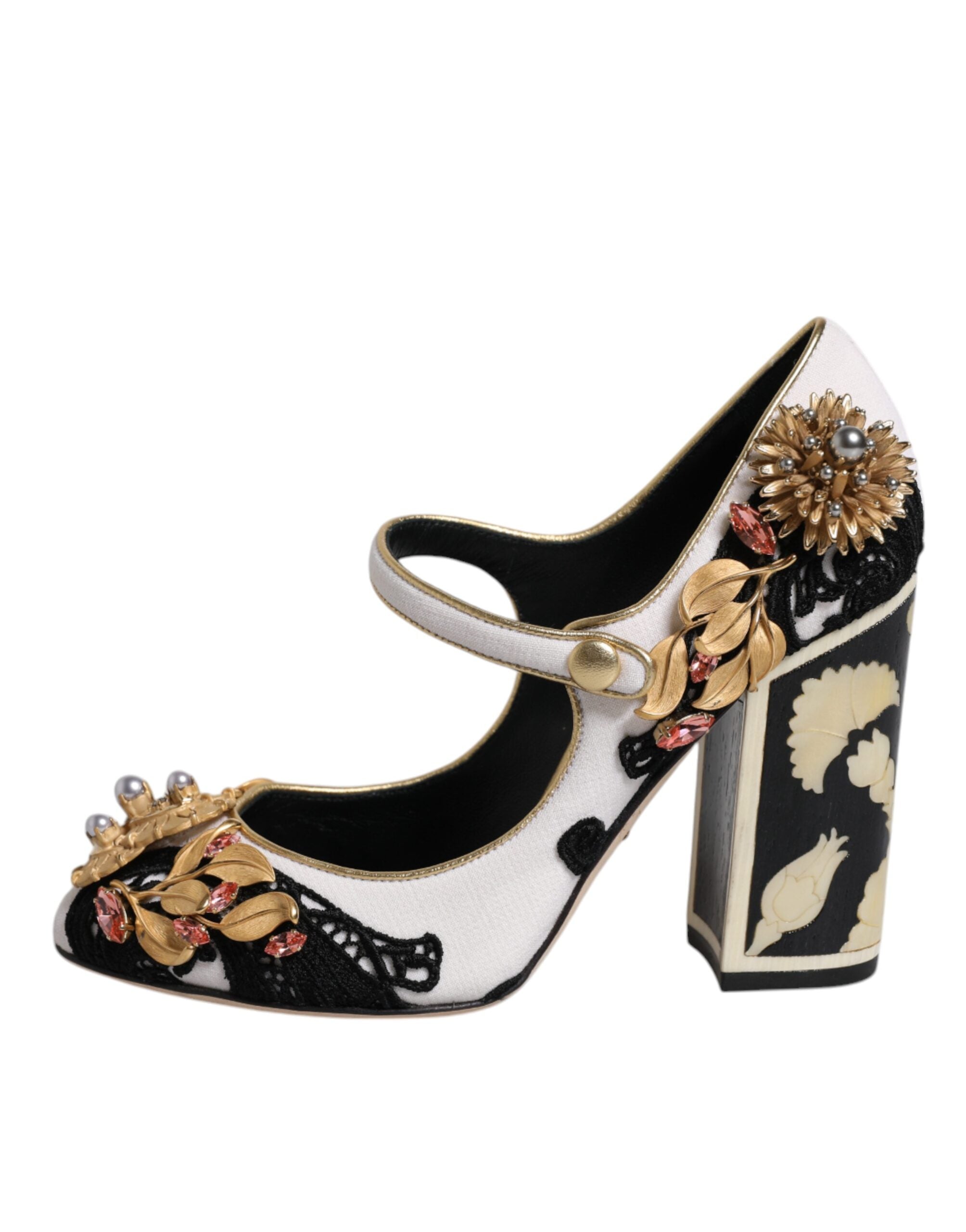 Dolce & Gabbana Multicolor Embellished Heels Pumps Shoes Dolce & Gabbana