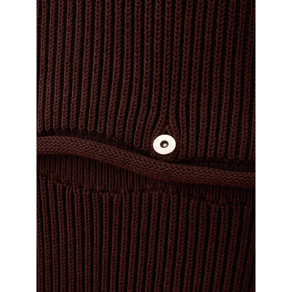 Bottega Veneta Brown Viscose Casual Dress Bottega Veneta