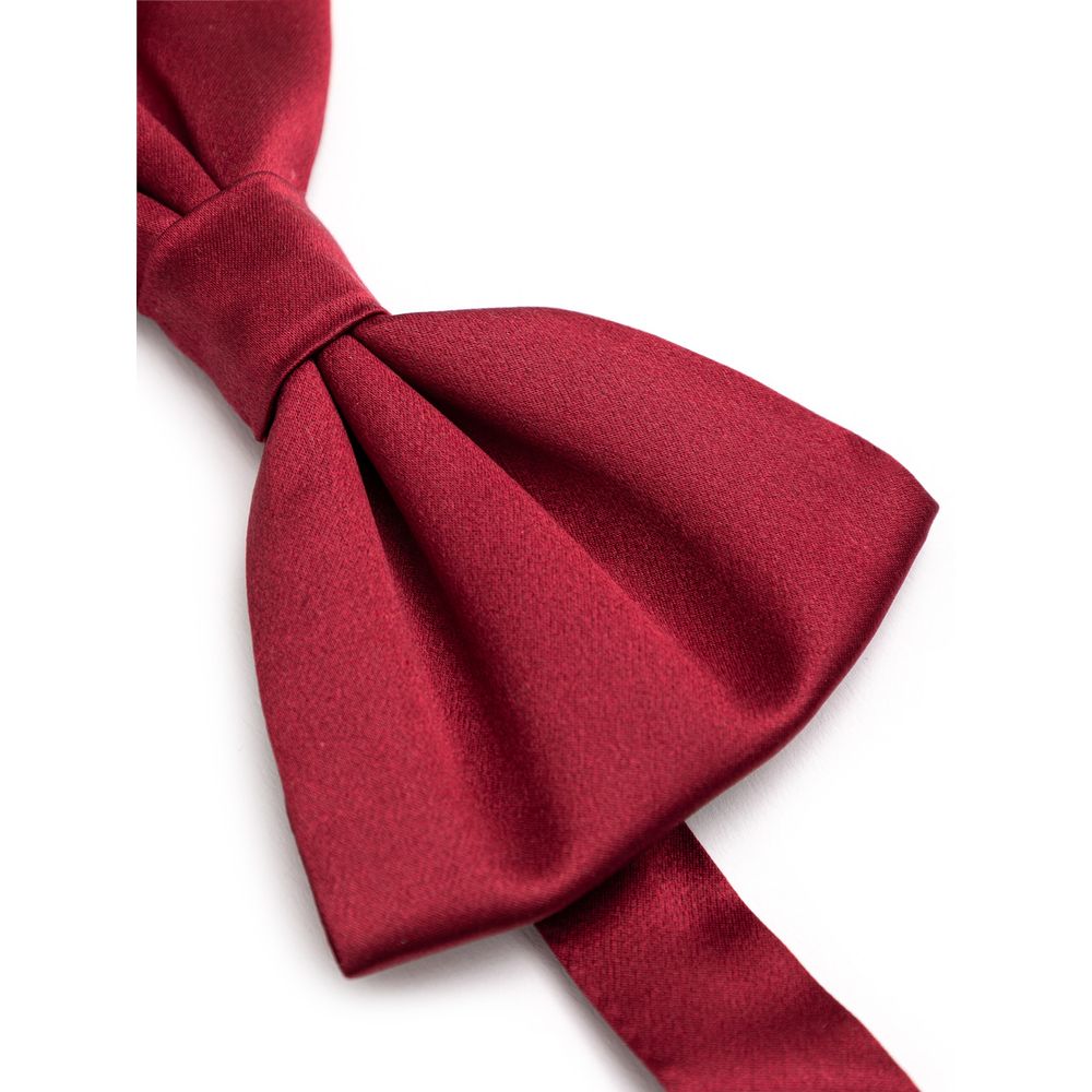 Dolce & Gabbana Red Silk Bowtie Dolce & Gabbana
