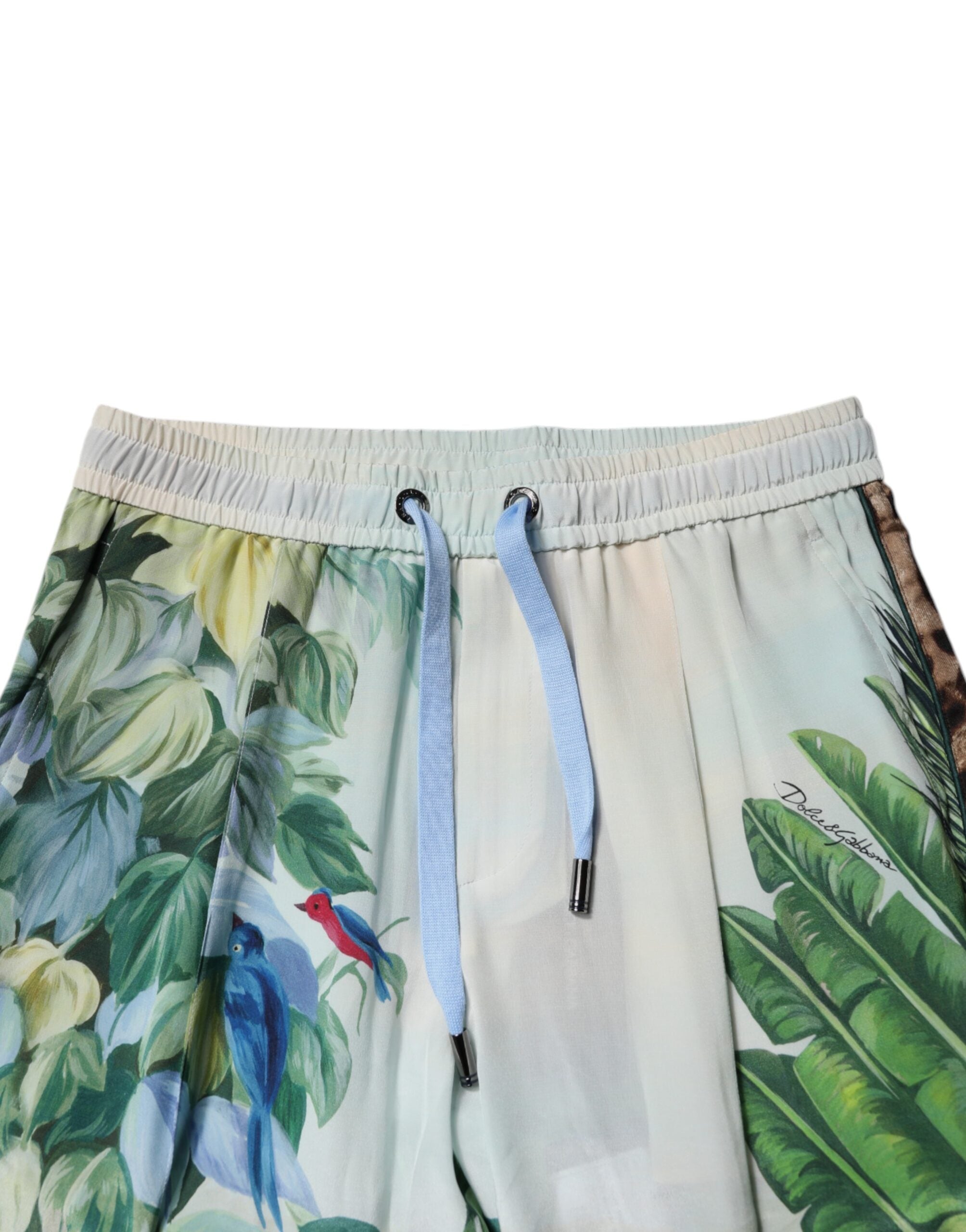 Dolce & Gabbana Multicolor Tropical Jogger Sweatpants Pants Dolce & Gabbana