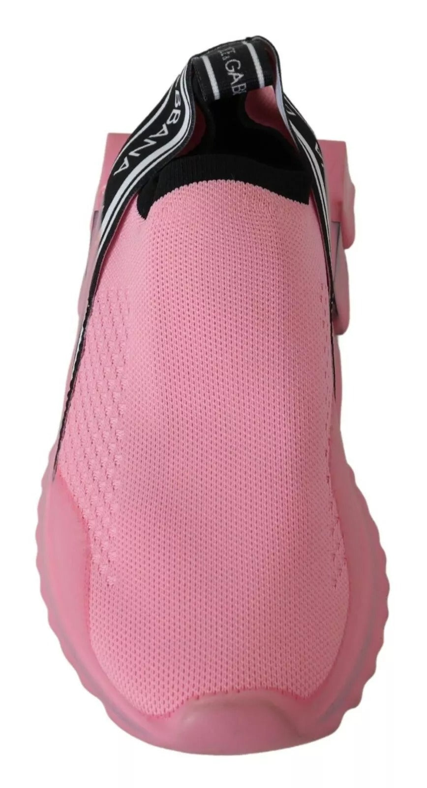 Dolce & Gabbana Pink Low Top Sorrento Sneakers Slip On Casual Shoes