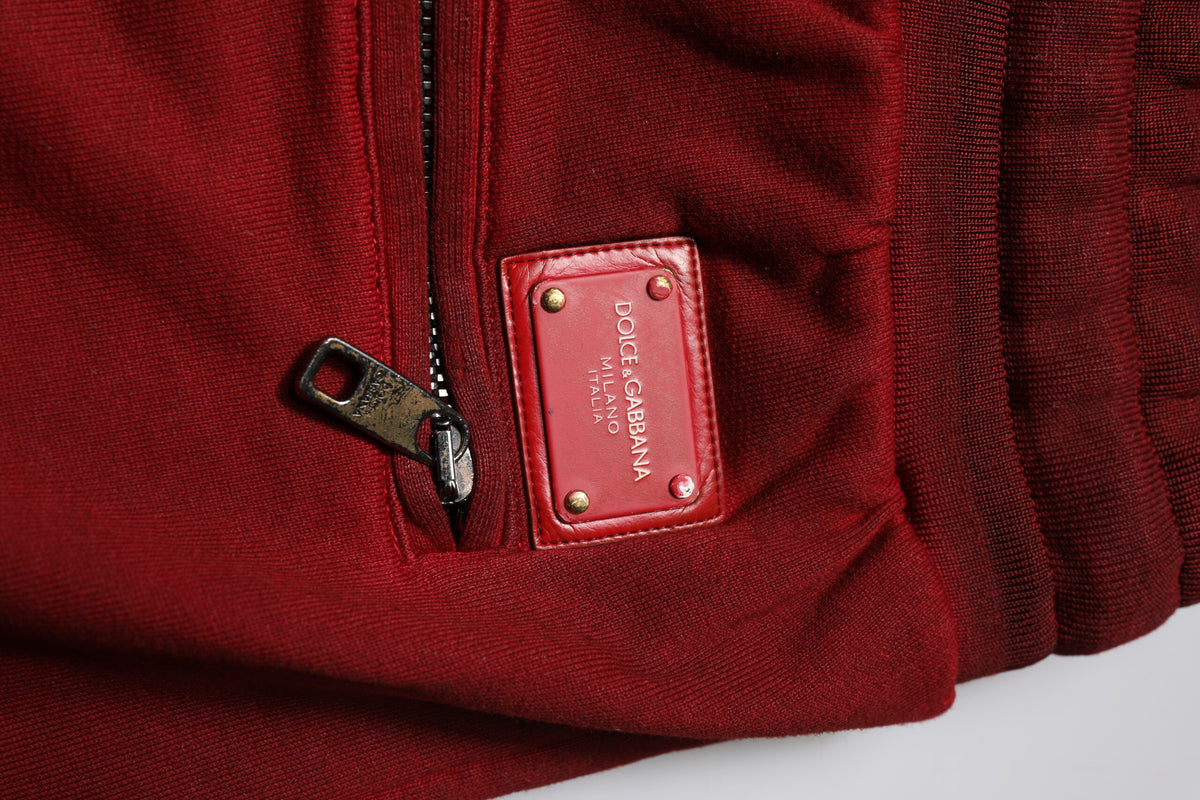 Dolce & Gabbana Bordeaux Cotton Bermuda Men Sweatshorts Shorts