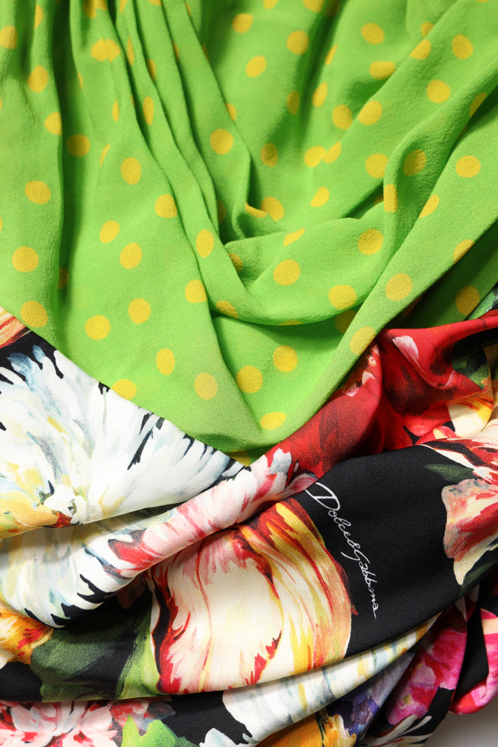 Dolce & Gabbana Multicolor Floral Patchwork Fitted Mini Dress Dolce & Gabbana
