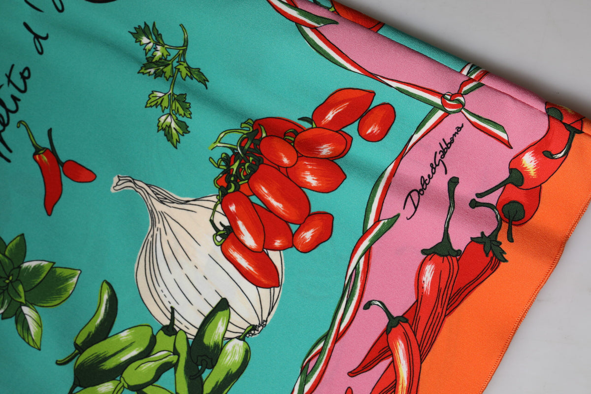 Dolce & Gabbana Multicolor Floral Silk Sleeveless Tank Top