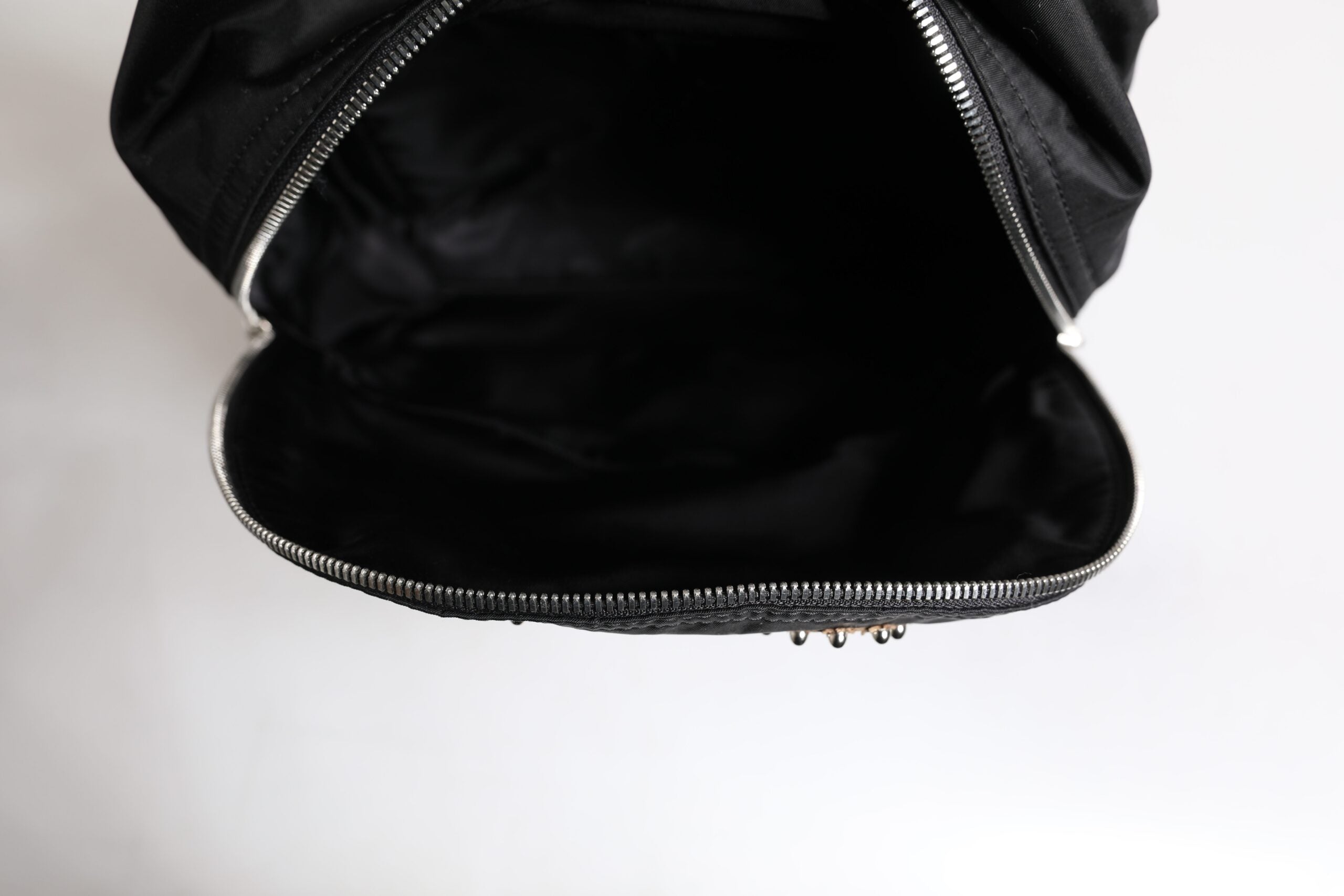 Dolce & Gabbana Black Nylon #DGFAMILY Embellished Backpack VULCANO Bag Dolce & Gabbana