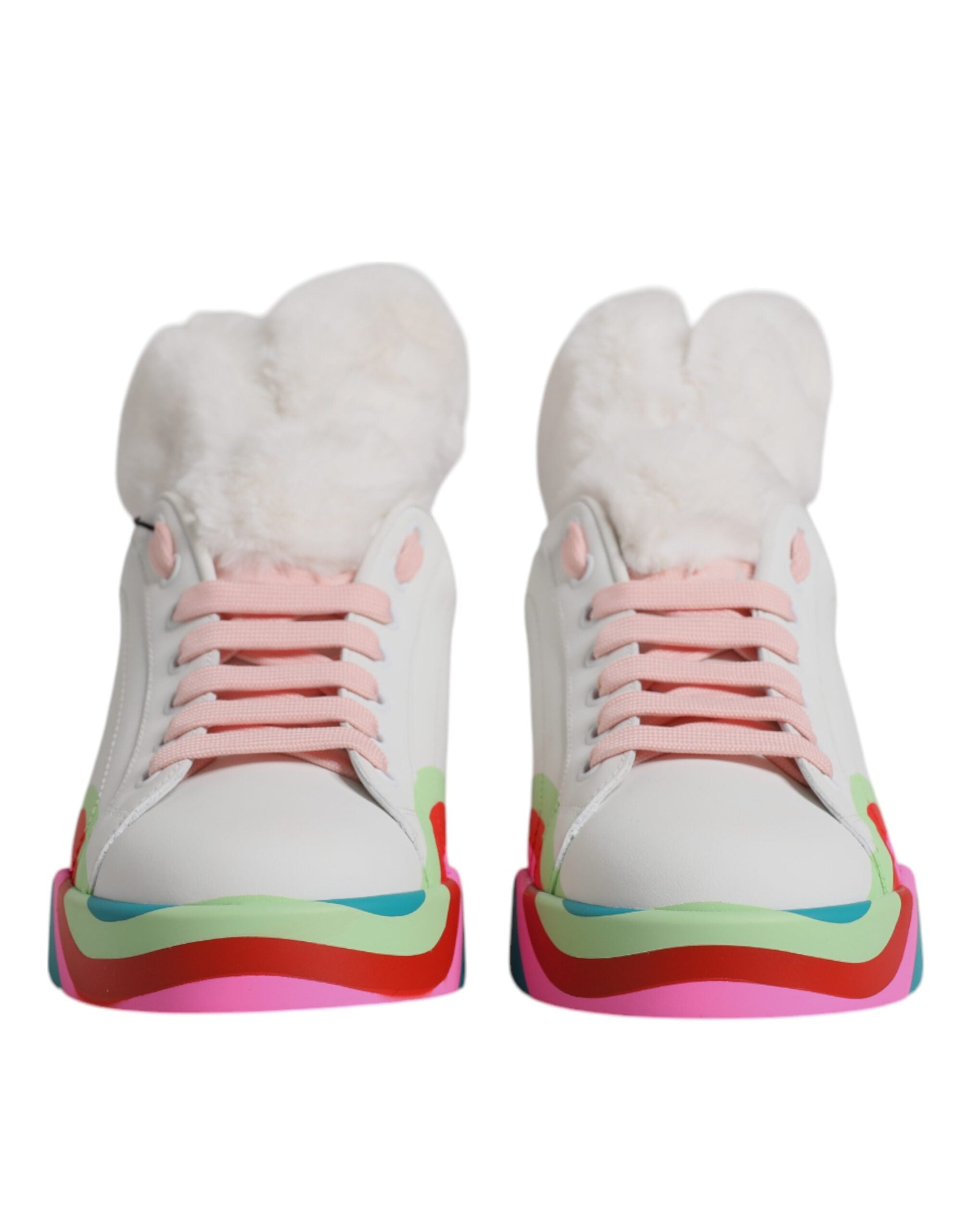 Dolce & Gabbana Multicolor Low Top Trainers Sneakers Shoes Dolce & Gabbana