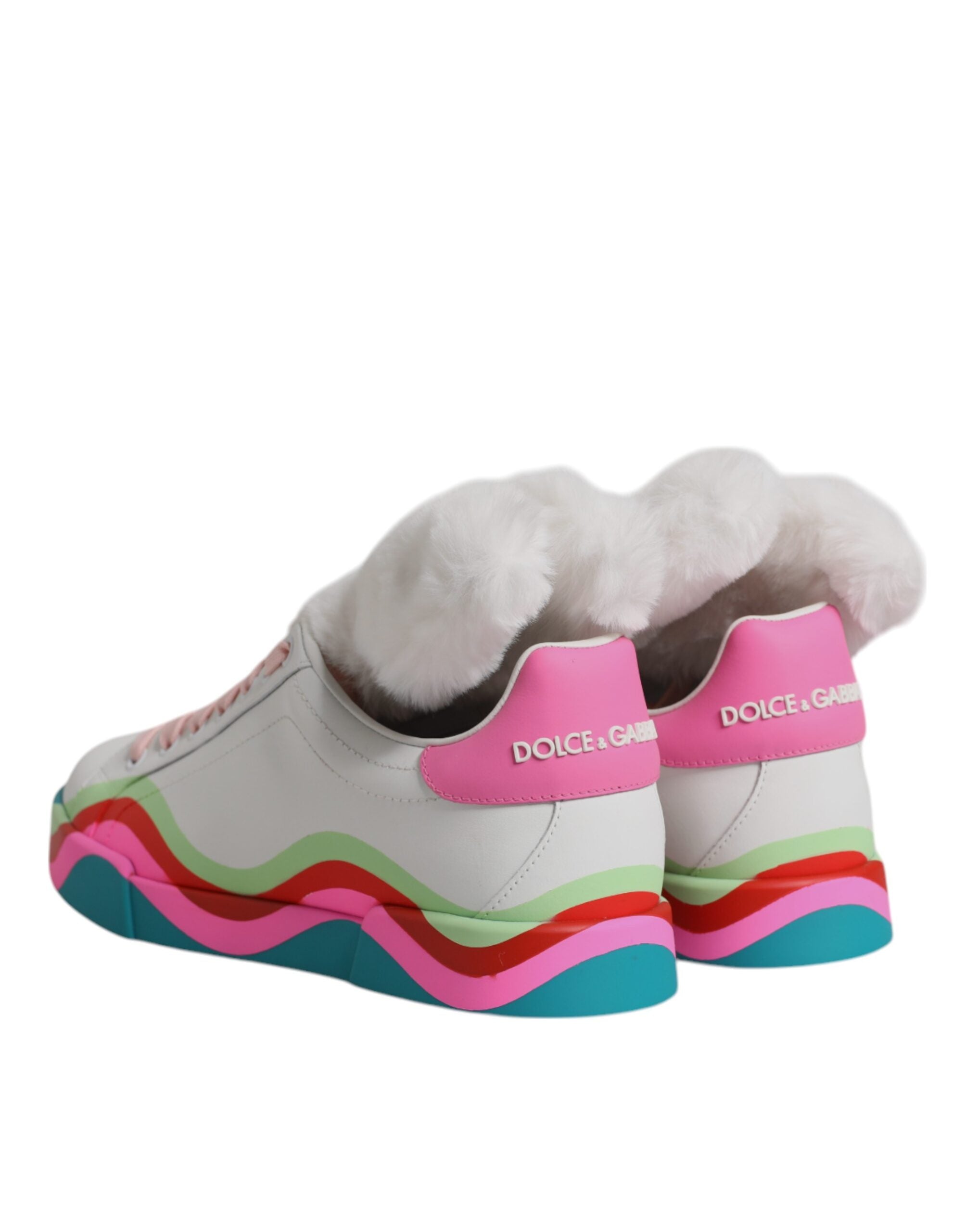 Dolce & Gabbana Multicolor Low Top Trainers Sneakers Shoes Dolce & Gabbana