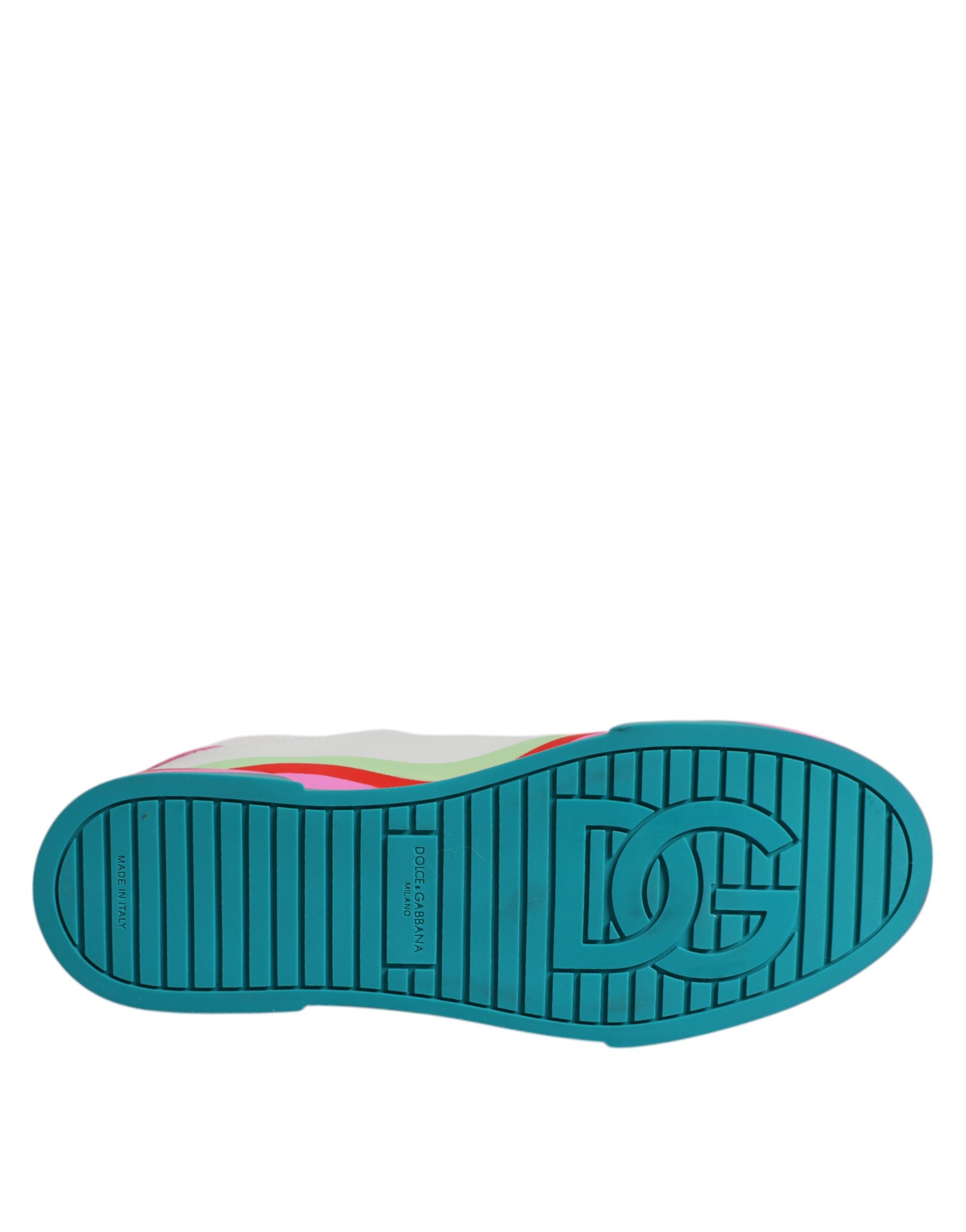 Dolce & Gabbana Multicolor Low Top Trainers Sneakers Shoes Dolce & Gabbana