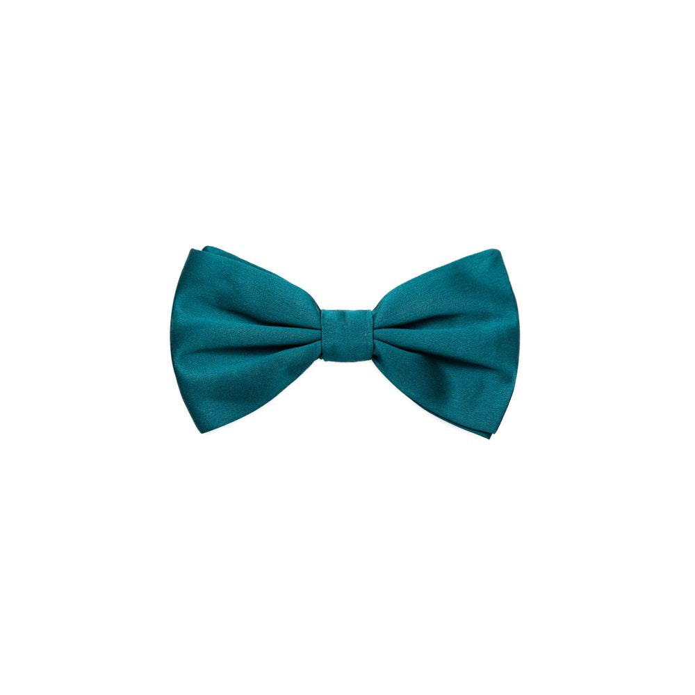 Dolce & Gabbana Green Silk Bowtie Dolce & Gabbana