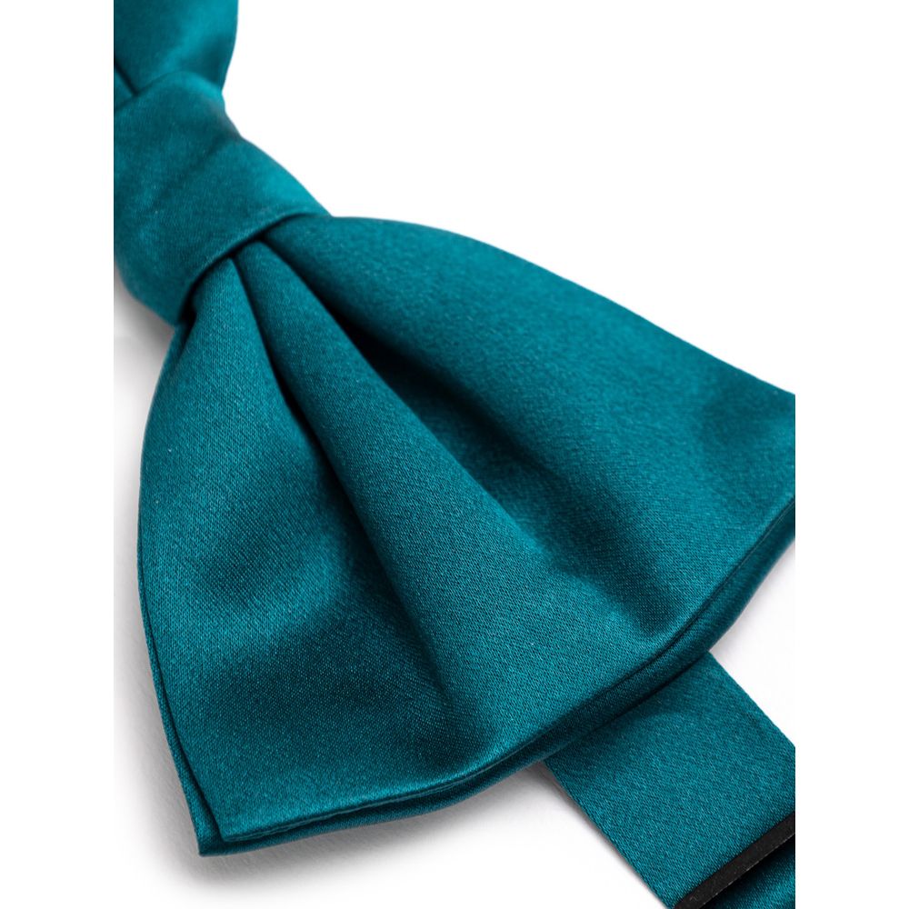 Dolce & Gabbana Green Silk Bowtie Dolce & Gabbana