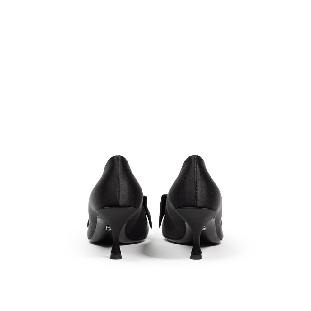 Dolce & Gabbana Black Viscose Pumps Dolce & Gabbana