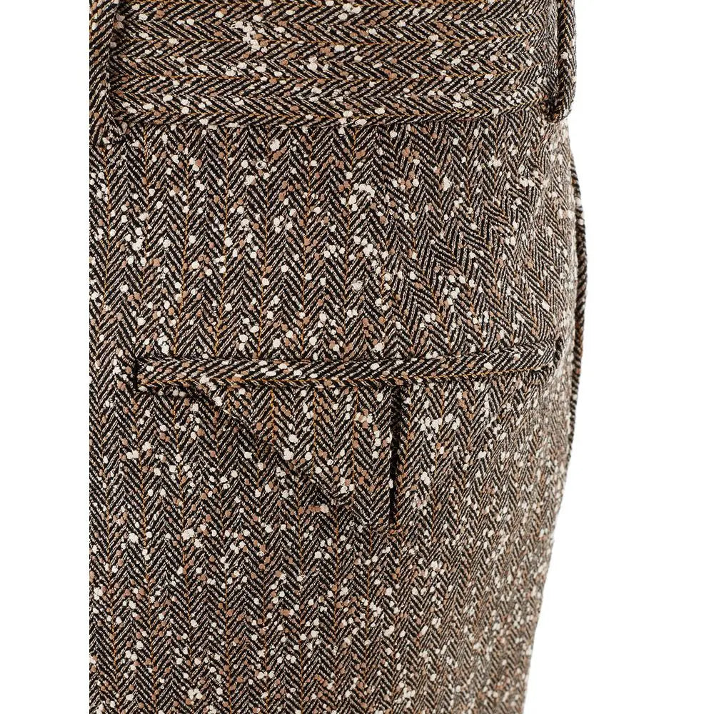 Bottega Veneta Multicolor Viscose Casual Pants Bottega Veneta