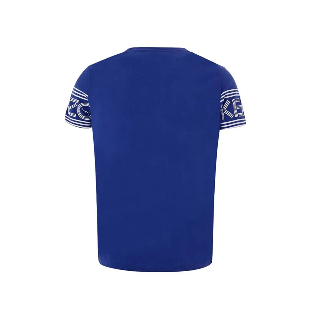 Kenzo Blue Cotton T-Shirt Kenzo
