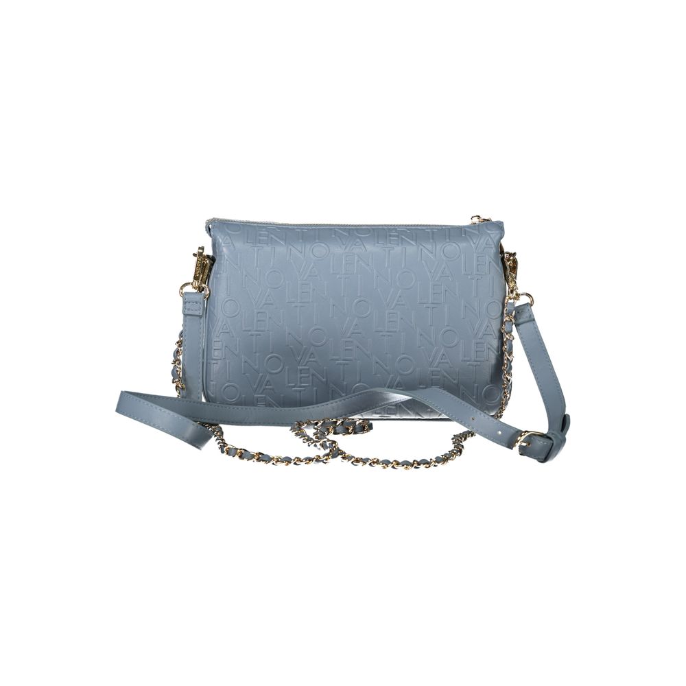 Mario Valentino Azzurro Polyurethane Women's Bag With Shoulder Strap Mario Valentino