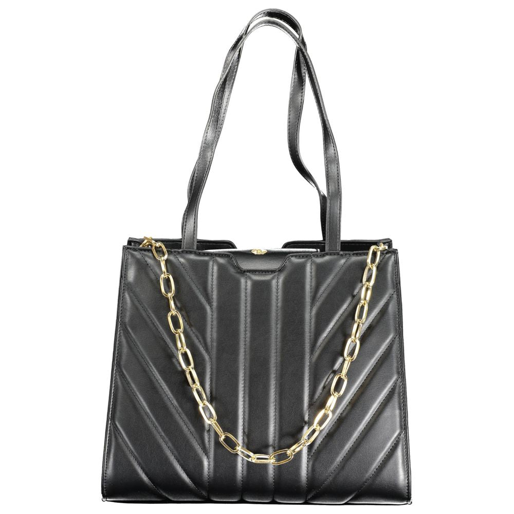 Mario Valentino Nero Polyurethane Women Handbag Mario Valentino