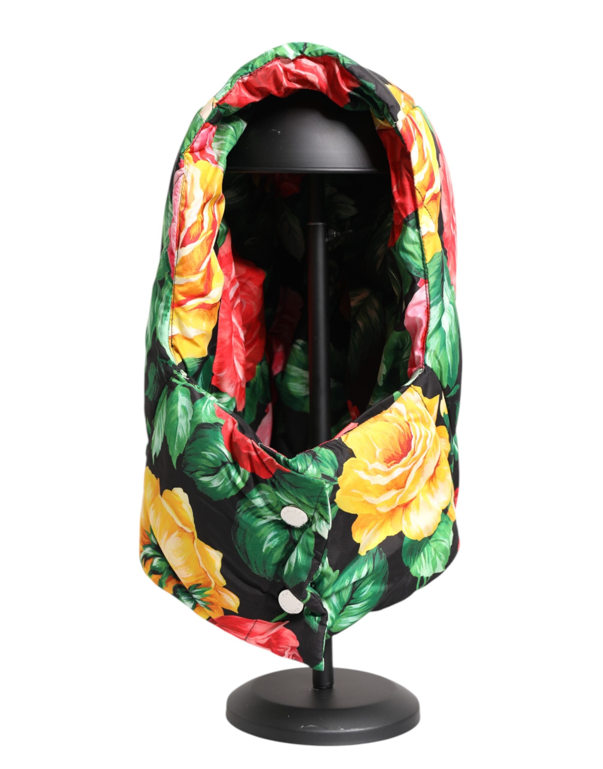 Dolce & Gabbana Multicolor Floral Print Whole Head Wrap Hat Dolce & Gabbana
