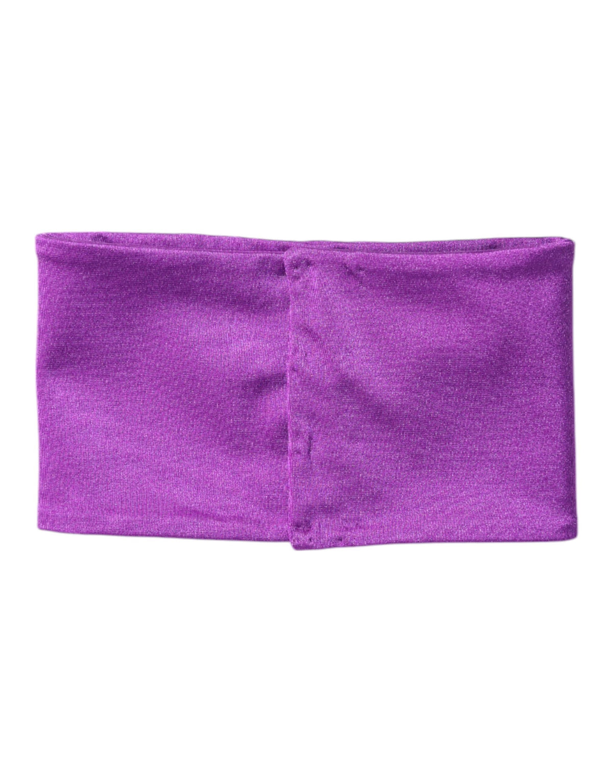 Dolce & Gabbana Purple Nylon Stretch Women Neck Warmer Scarf