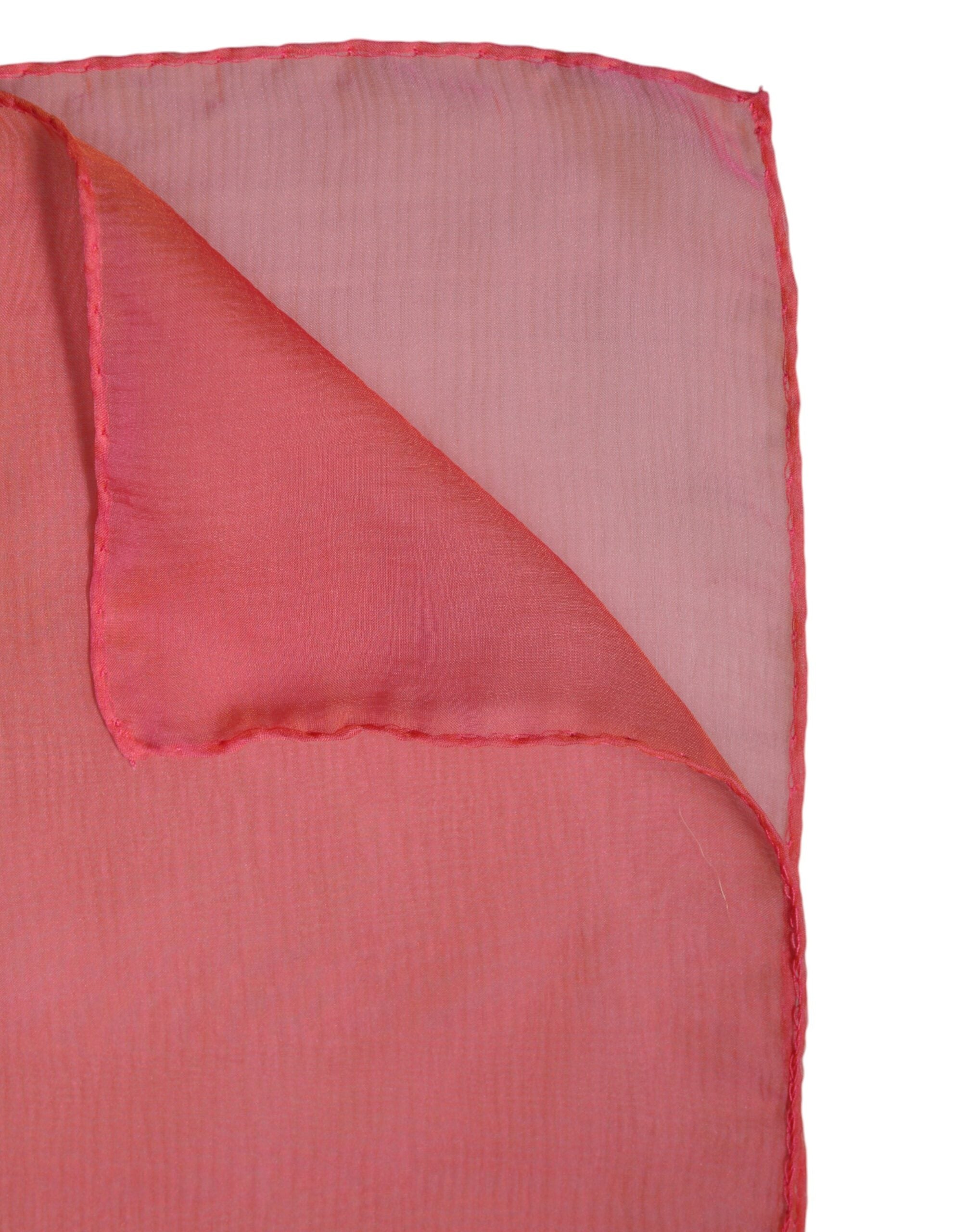 Dolce & Gabbana Pink Silk Rectangle Women Wrap Shawl Scarf Dolce & Gabbana