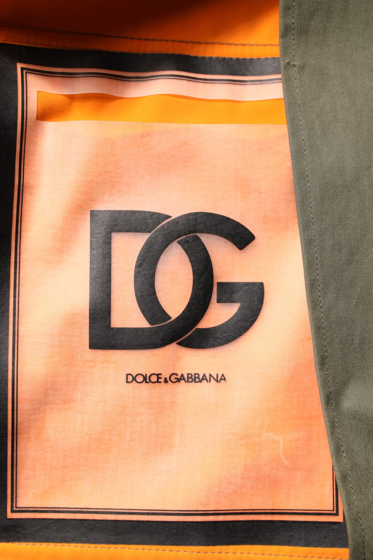 Dolce & Gabbana Multicolor Camouflage Button Hooded Jacket