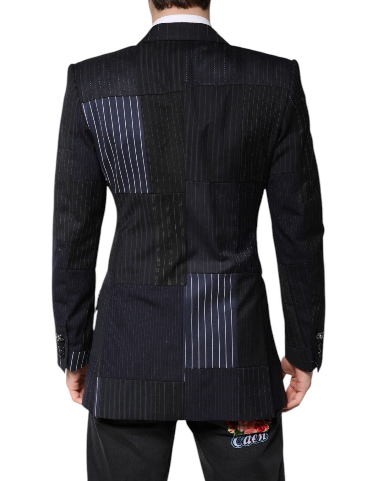 Dolce & Gabbana Multicolor Patchwork Jacket Coat Suit Blazer