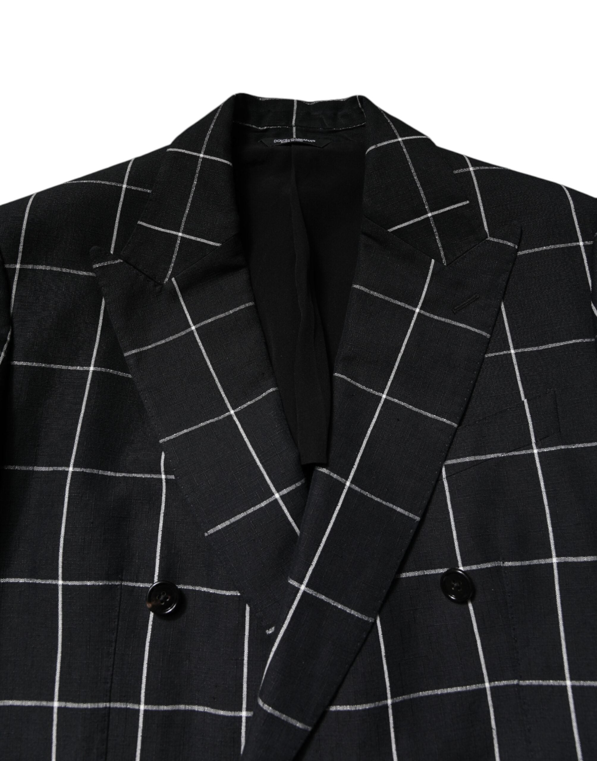 Dolce & Gabbana Black TAORMINA Double Breasted 2 Piece Suit Dolce & Gabbana