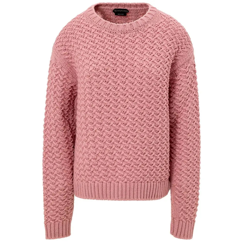 Tom Ford Pink Wool Sweatshirt Tom Ford