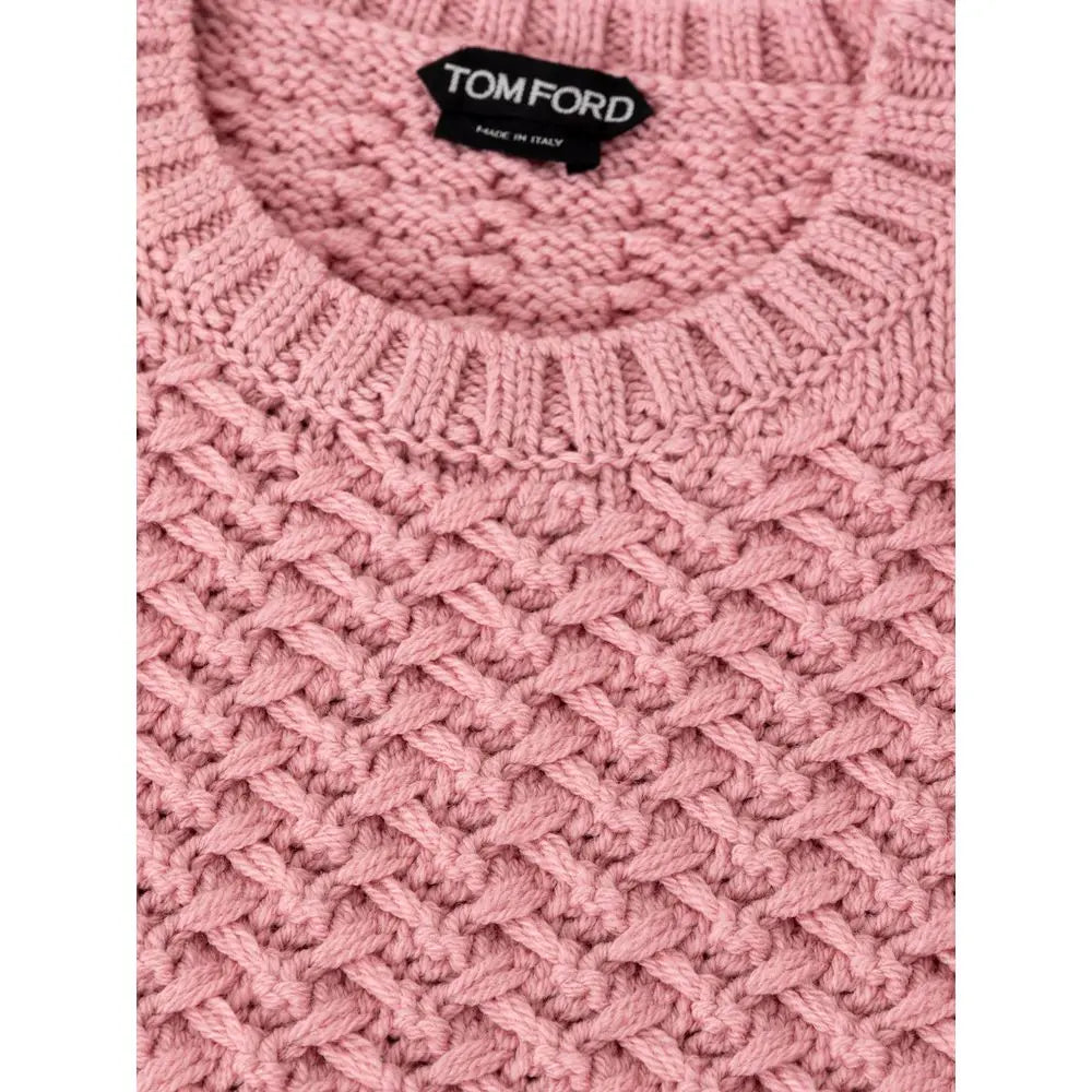 Tom Ford Pink Wool Sweatshirt Tom Ford